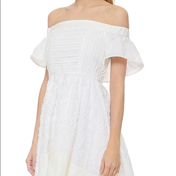 Tibi NEW off the shoulder textured mini dress 👗 4 - Picture 3 of 8